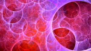 Artystyczna interpretacja multiwersum, przedstawiająca różnorodne wszechświaty jako splecione ze sobą sfery w przestrzeni kosmicznej.