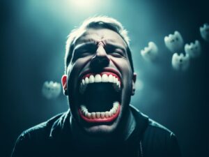 sen o wypadających zębach,